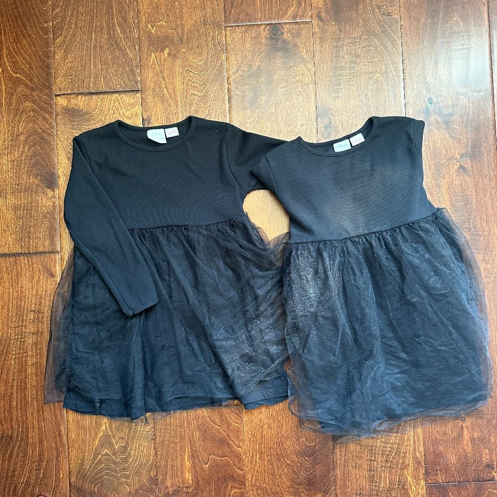 One left! - 4-5Y Zara Black Combination Tulle Dress